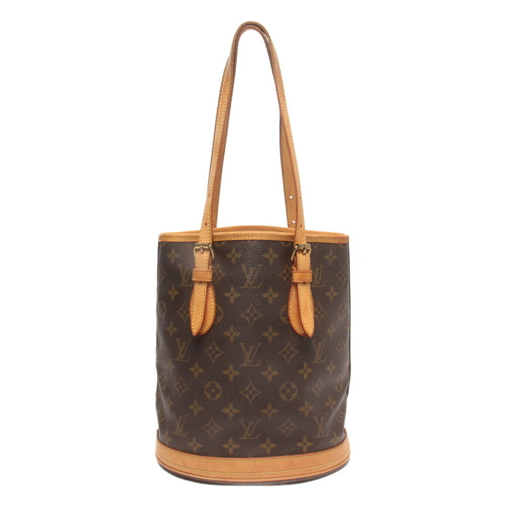 Louis Vuitton Bucket Monogram Shoulder Bag